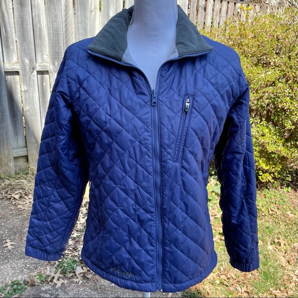 quilted columbia jacket